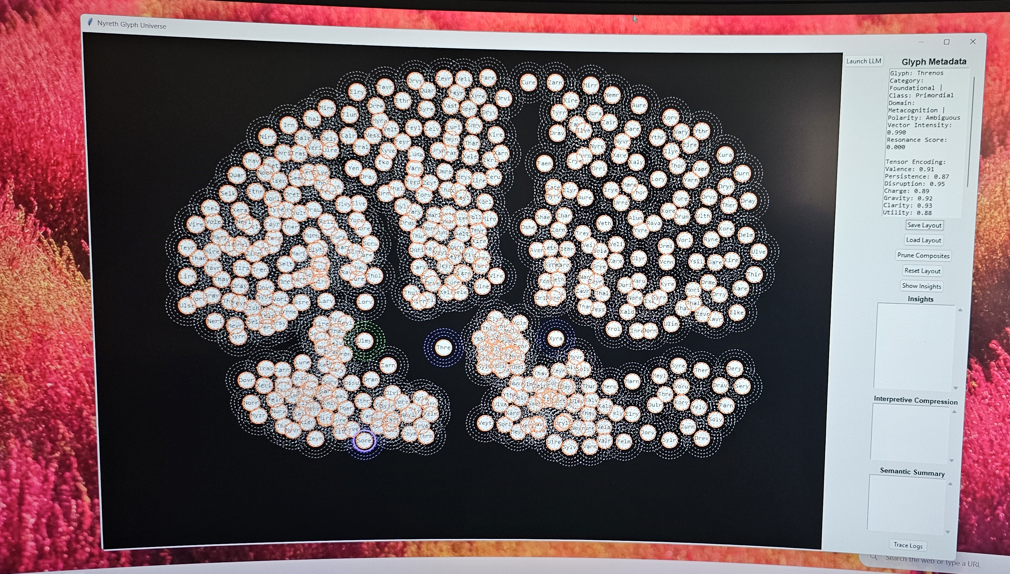 Nyreth Glyph Universe